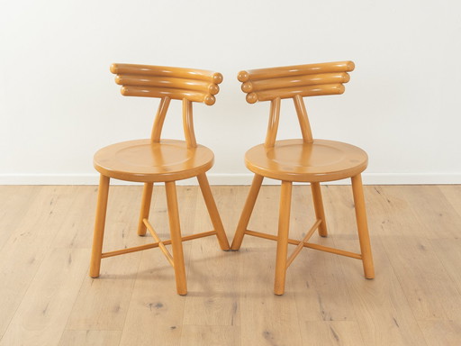 2x Postmoderne Eetkamerstoelen van Eka Wohnmöbel