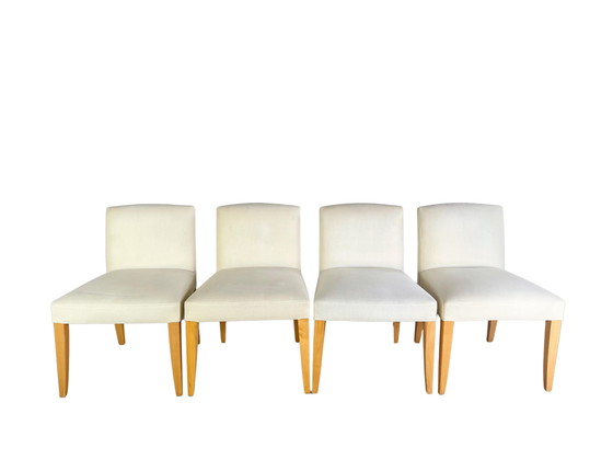 Image 1 of Set di 4 sedie di design di Gaston y Daniela Niza, sedia imbottita, rara