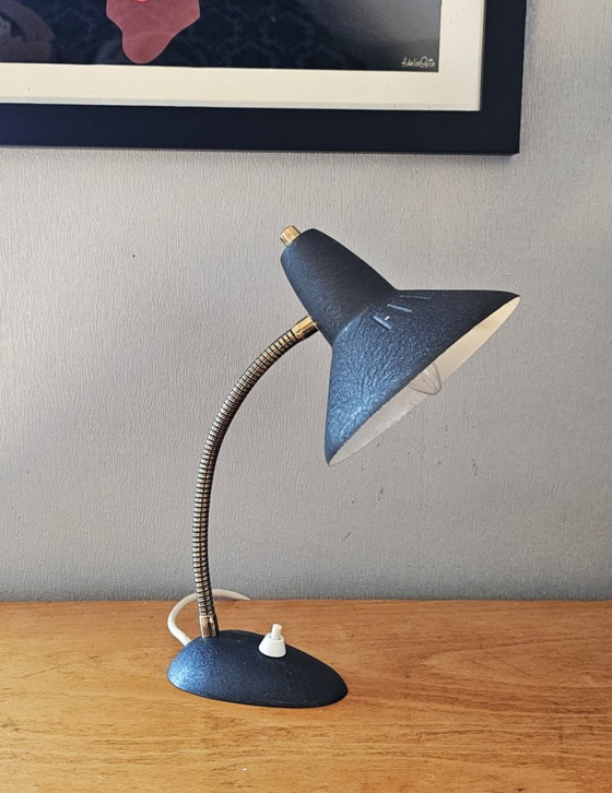 Vintage Mid-Century Desk Lamp – 1950s – Table lamps, Metal (photo 3 of 10)