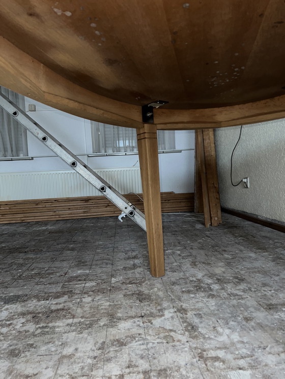 Image 1 of Solid oak table