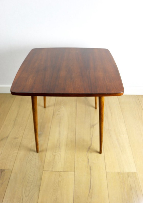 Image 1 of Polnischer Couchtisch/Konsolentisch, 1970er Jahre, mittelgroß, quadratisch