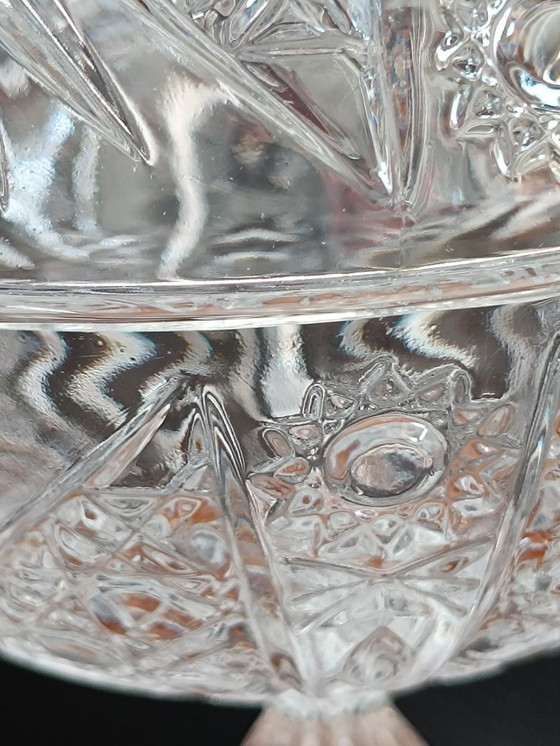 Image 1 of Antico porta caramelle in legno intagliato