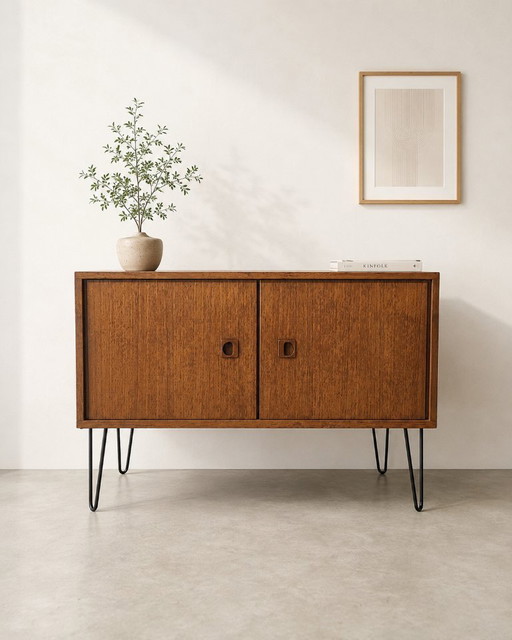 Vintage MDK Teak Lowboard, Belgien, 1960er Jahre – tv meubelen, Wood