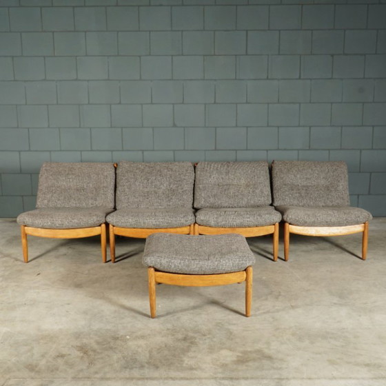 Image 1 of Vintage modulaire zithoek/zitgroep – Carl Straub – jaren 60