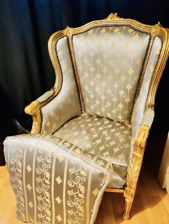 Image 1 of 🪑 Superbe Ensemble de 4 Fauteuils Louis XV – Élégance et Authenticité Française Prix à l’Unité 200€