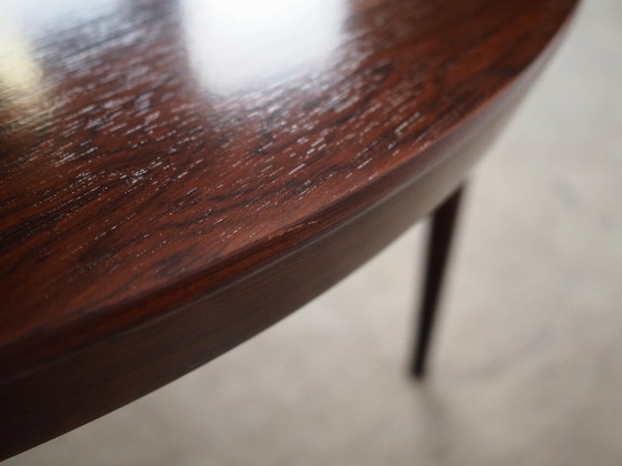 Image 1 of Round rosewood table, Danish design, 1960s, designer: Severin Hansen