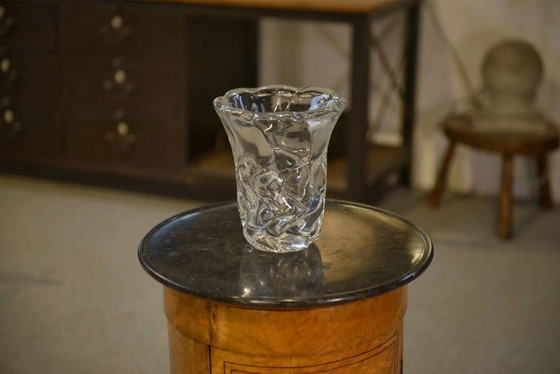 Crystal vase signed Daum Nancy France 1970s – Glass, Vintage (photo 7 of 7)
