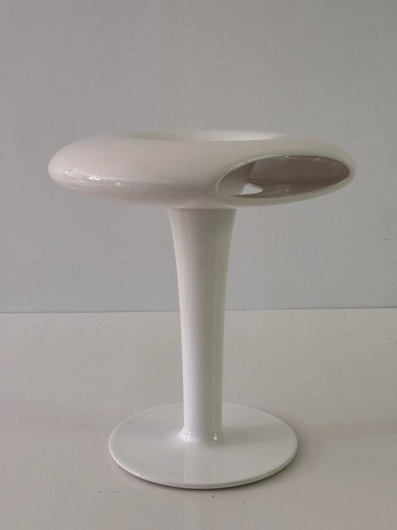 Image 1 of Marc Newson Sci-Fi Vase for Cor Unum, 1993, White Glazed Ceramic, New in Original Box, Signed
