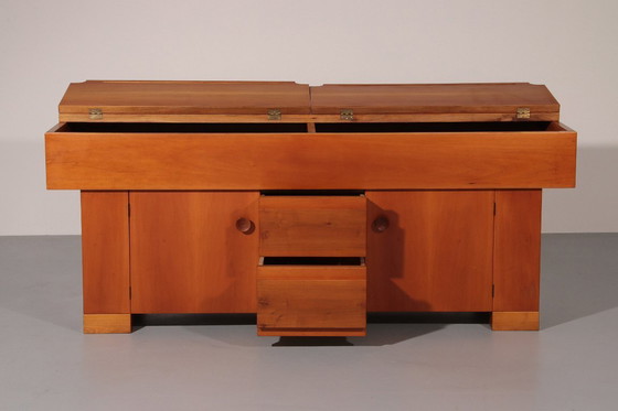 Image 1 of Torbecchia Sideboard in Walnut by Giovanni Michelucci for Poltronova, 1964