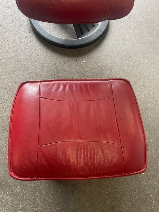 Image 1 of Hjort Knudsen Armchair including ottoman.