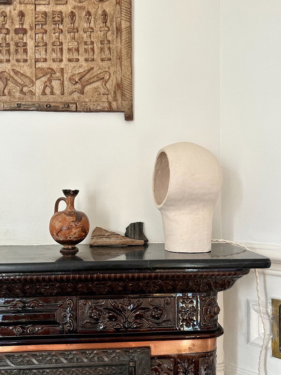 Image 1 of  French contemporary ceramic lamp, "Nuvole" by Renzo Maar