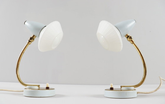 Image 1 of Mid Century Lampes de table/lampes à poser, France, années 1960