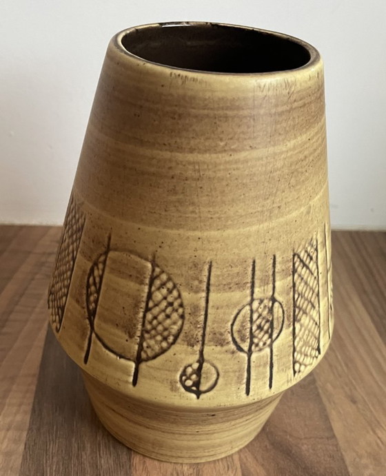 Image 1 of Syco Keramik Sweden - Vintage aardewerken vaas model 1410