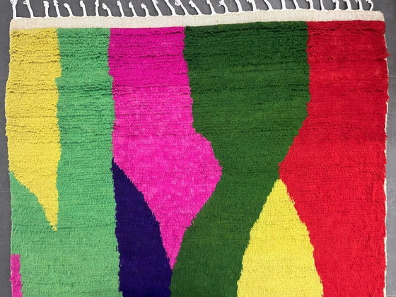 Image 1 of Berber Rug - 305 cm x 203 cm - colored Wool