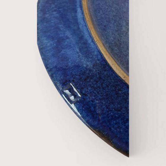 Plato de gres Jean Cacheleux / Puisaye – Loza, Porcelain (photo 5 of 7)