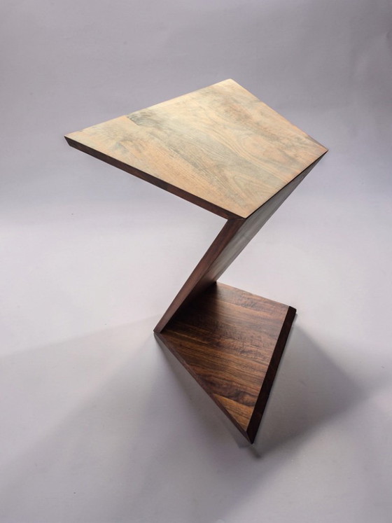 Set di 2 tavolini laterali modernisti, Paesi Bassi, anni '90 – Wood (photo 12 of 12)