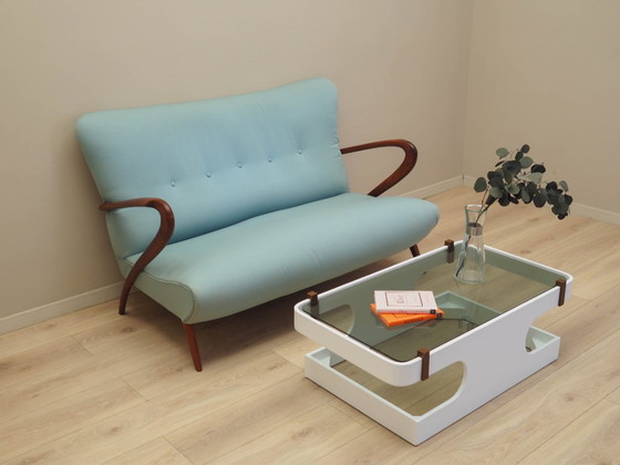 Image 1 of Glazen salontafel, Italiaans design, jaren 70, vervaardigd in Italië.