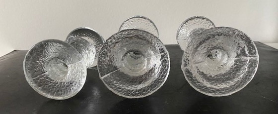 Image 1 of Set van 3 iconische kandelaars Festivo Timo Sarpaneva iittala