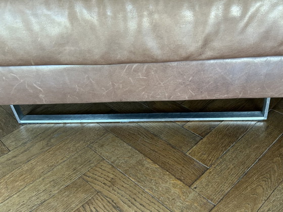 Montis Axel Hocker 95x95x40cm Rancho Siena Cuero – Bancos, Leather (photo 2 of 11)