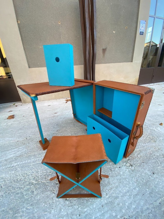 Image 1 of Valigia da ufficio in pelle - Laboratori Gucci