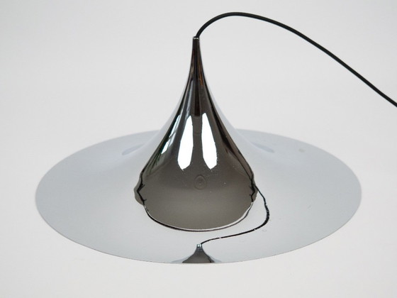 Image 1 of Danish vintage pendant lamp Semi by Bonderup and Thorup, 1968
