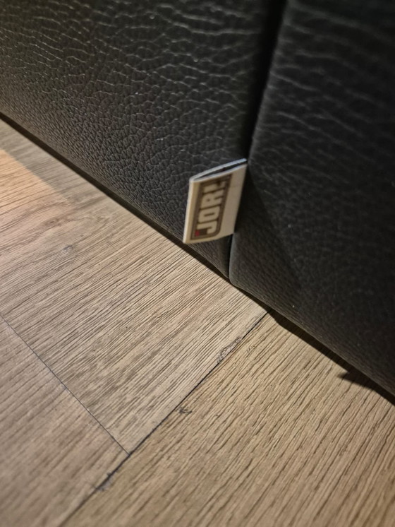 Image 1 of 2x Jori Indy - Canapé 2,5 places - Noir - Cuir - Très bon état -Design