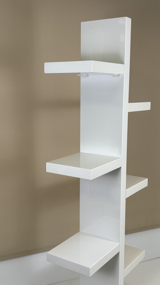 Image 1 of Libreria di design / espositore / mobiletto da parete étagère bianco lucido