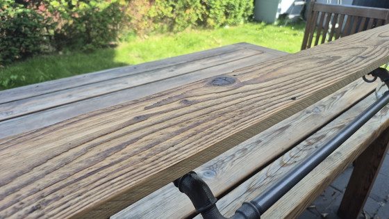 Image 1 of Tavola in legno vintage/steampunk/recuperato
