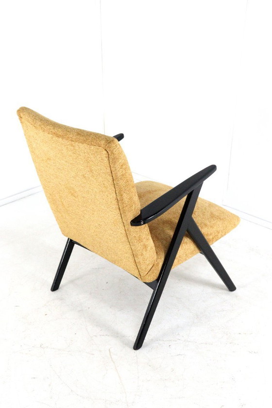 Image 1 of Fauteuil 'De Lier' Vintage Nieuw Gestoffeerd