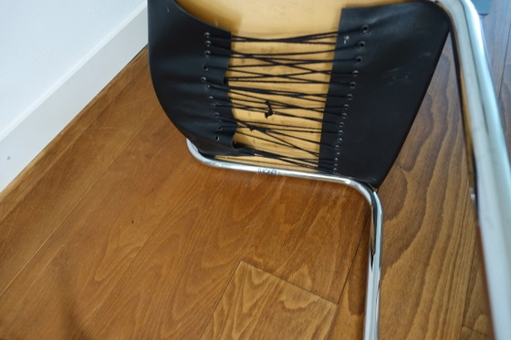 Thonet Mart Stam S 43 (5 x) – Eetkamerstoelen, Leather, Wood (photo 25 of 26)