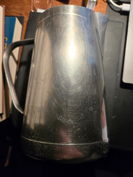 Image 1 of Carafe à eau vintage en acier inoxydable de Hallins, Suède, 2 litres