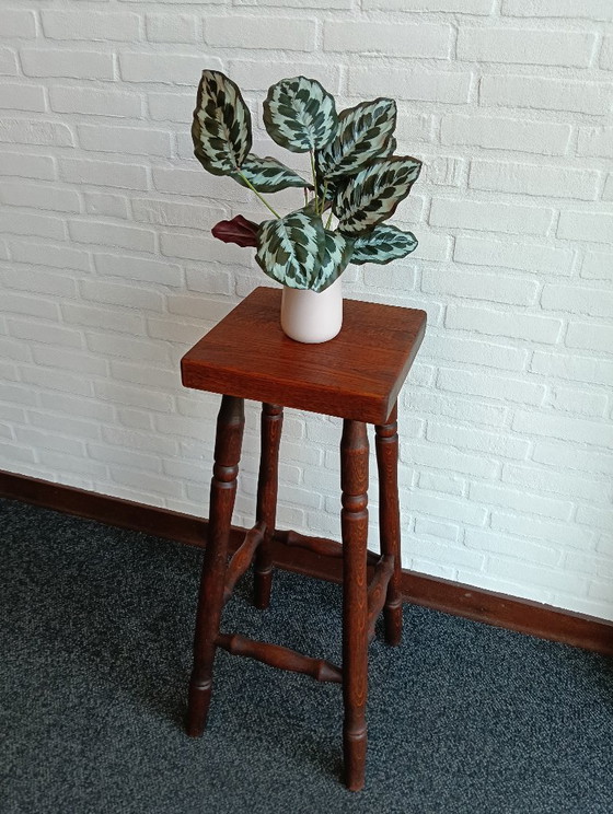 Image 1 of table à plantes vintage en bois