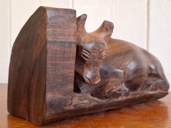 Image 1 of Een paar brutalistische boekensteunen