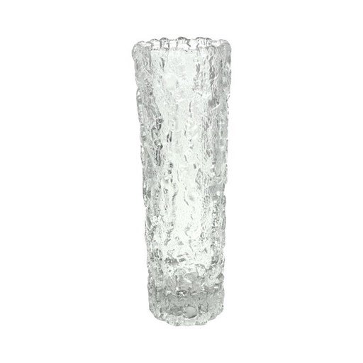ARKTIS Georgshütte vase – Ice Bark Glass, Germany 1970s.