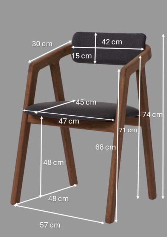 Image 1 of Eikenhouten stoelen 