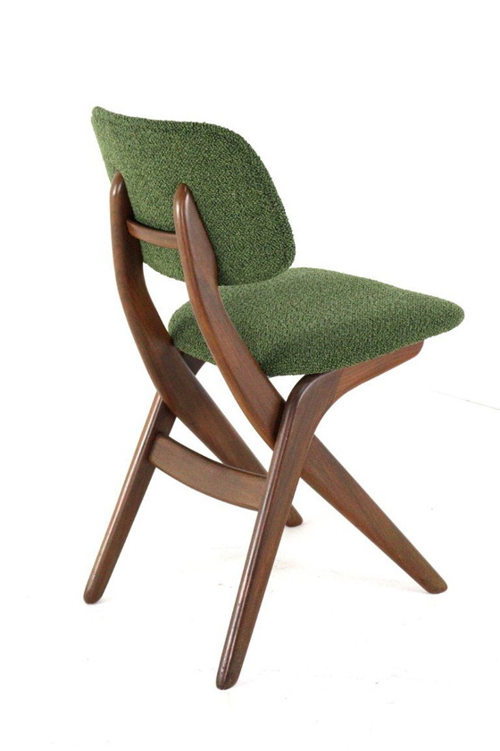 Image 1 of Set for 4 scissor chairs AWA attr. Louis van Teeffelen Wébé