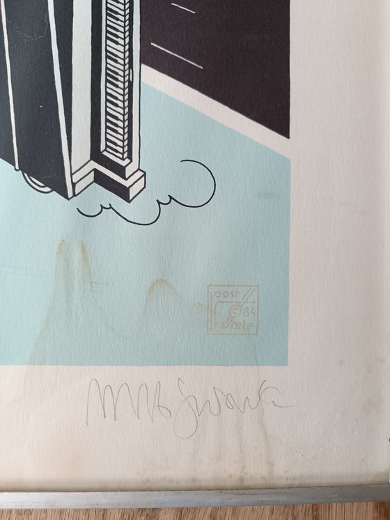 Image 1 of Vintage Joost Swarte "Rencontres Trans Musicales 1984" litho