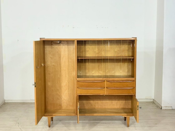 Image 1 of Vintage dressoir / vitrinekast / woonkamerkast – jaren 60