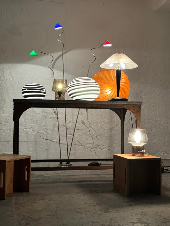 Image 1 of Set of 3 vintage Montessori wooden cube kids chairs 