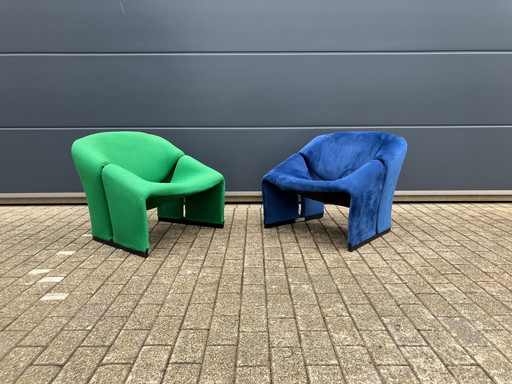 2x Artifort F580 Groovy (zeldzame eerste editie) Pierre Paulin