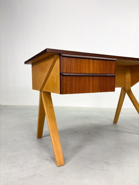 Image 1 of Scrivania Pastoe 'EB32' serie betulla di Cees Braakman