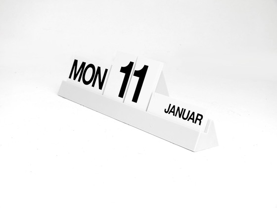 Image 1 of Studio Paolo Nava Design Italien Ewiger Kalender "Heute" Jahre '90