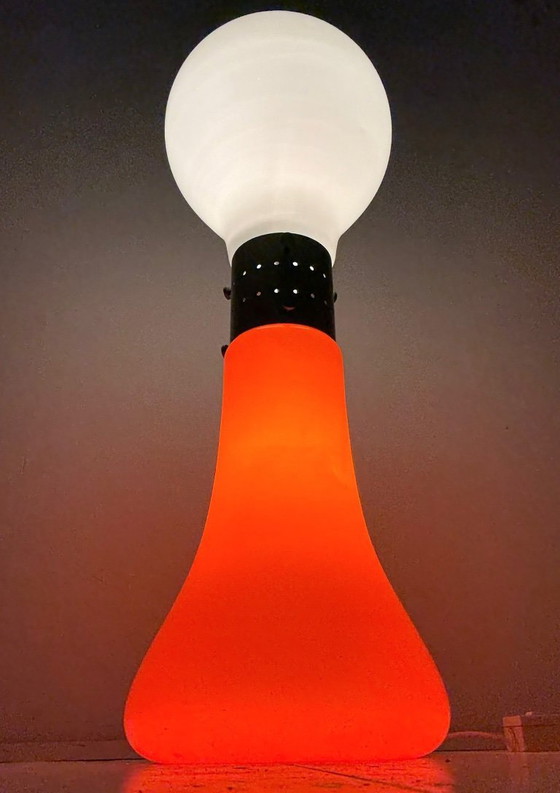 Image 1 of Lampadaire de style Space Age conçu par Carlo Nason pour Mazzega, modèle : « Brillo », Italie, années 1970