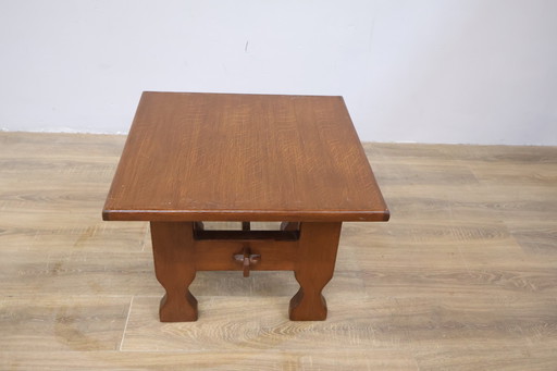 Brutalist Oak Coffee Table