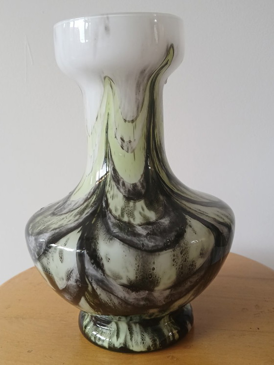 Image 1 of ITALIAN OPALINE VASE