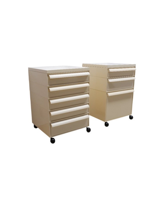 Set van 2 Kartell nachtkastjes