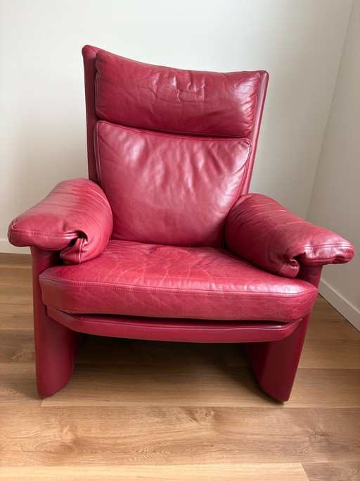 Rolf Benz fauteuil HSE 4200 Leder relax fauteuil in goede conditie!