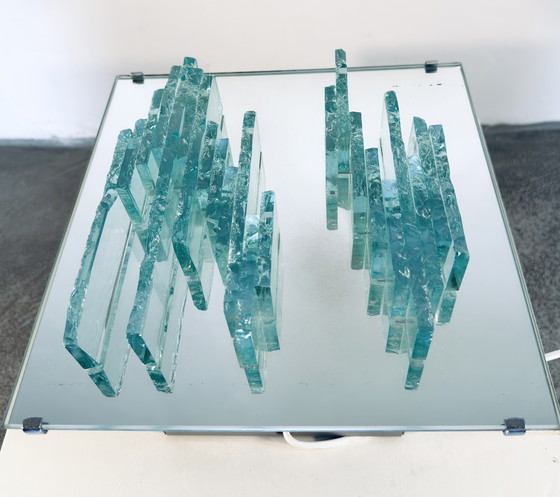 Image 1 of C-1715 'BREUKRELIEF' WANDLEUCHTE VON WILLEM VAN OYEN FÜR RAAK AMSTERDAM, NIEDERLANDE, 1968