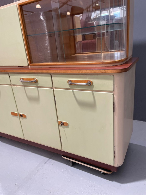 Image 1 of Mobile buffet cecoslovacco d'epoca di Tatra Nábytok - 1960 Mid-Century