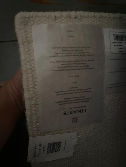 Finarte Bond Rug White (200 x 300 cm)